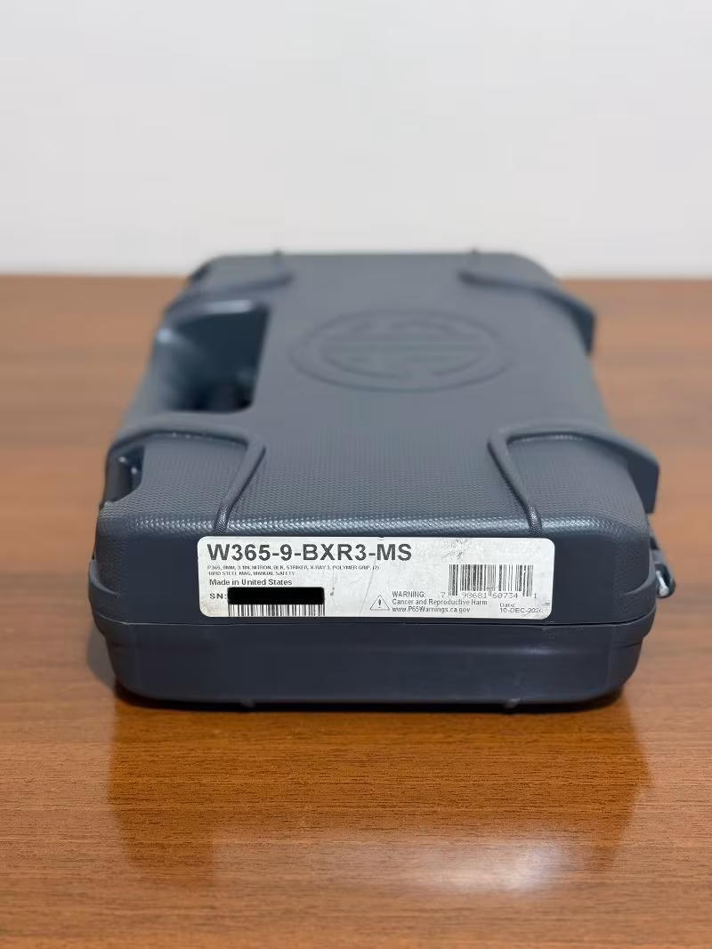 SIG SAUER P365 Amerikan W365-9-BXR3-MS