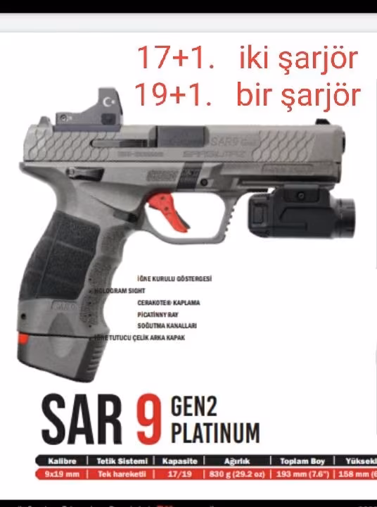 SARSILMAZ GEN 2 MÜKEMMEL ÖTESİ
