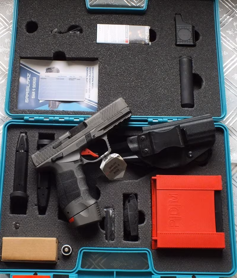 SARSILMAZ SAR 9 GEN 2 PLATİNİUM KUTUSUNDA SIFIR SİLAH