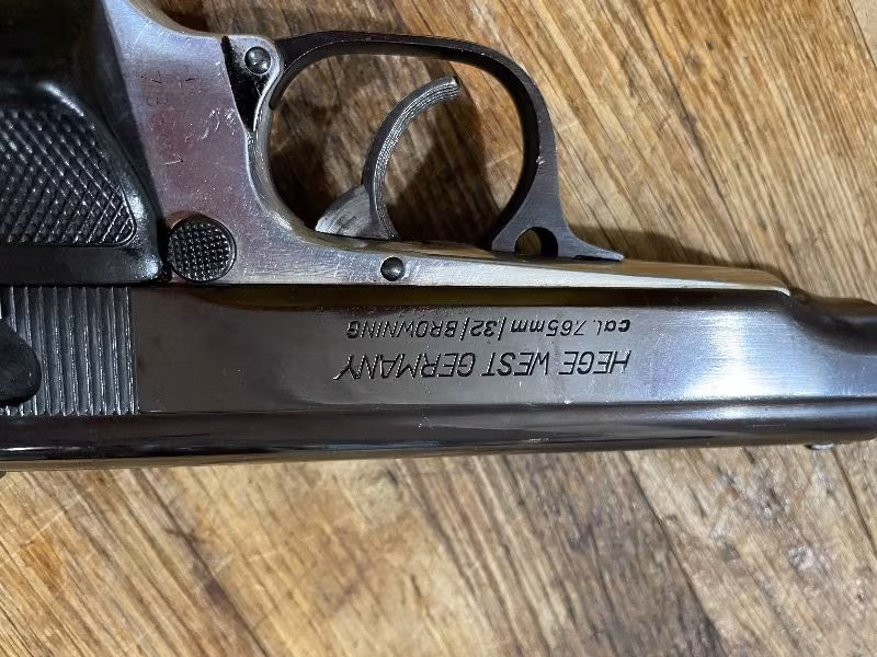 Hege West Germany 7.65 Browning ve Yedek Şarjörü