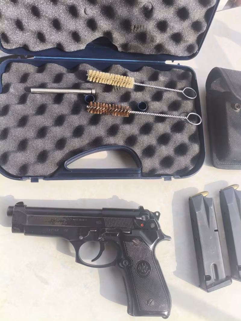 Beretta silah emekli polisten