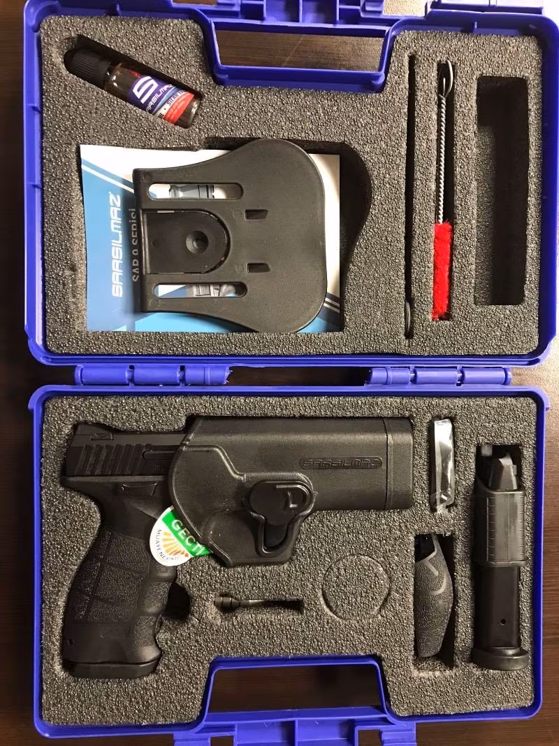 SIFIR KUTUSUNDA SARSILMAZ SAR 9 METE SİYAH 17+1