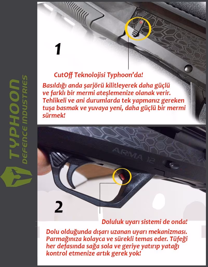 Typhoon Arma 12 Tactical Otomatik