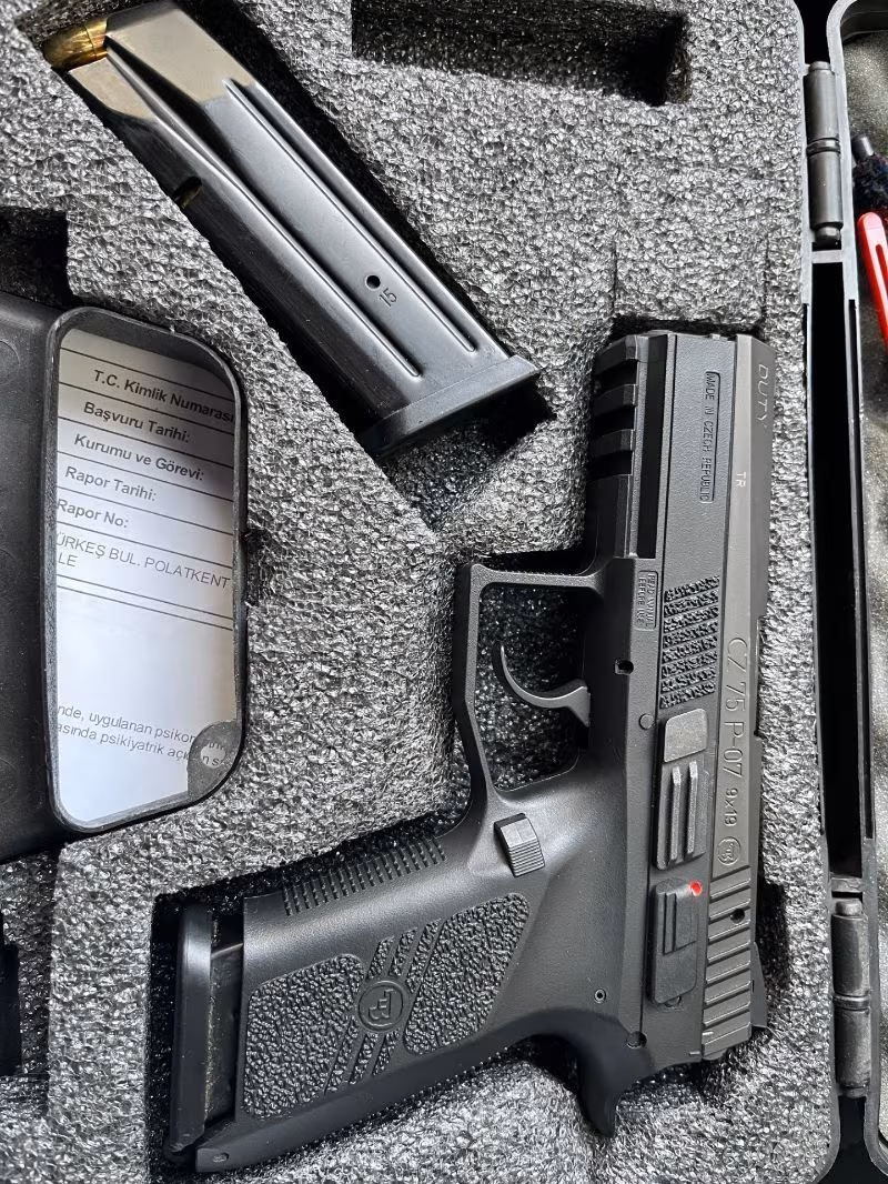 NEREDEYSE HİÇ KULLANILMAMIŞ AYARINDA İKİNCİ EL cz 75 P 07 DUTY