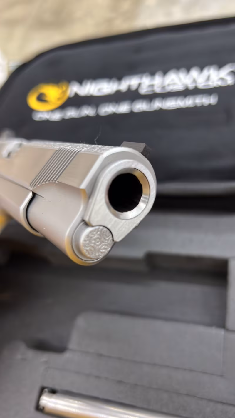 Türkiye de tek NIGHTHAWK CUSTOM 1911 hükümet silahı Amerika’dan özel üretim Kapalı kutu sıfır