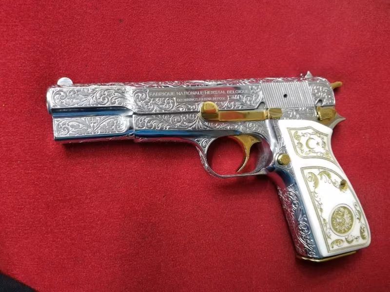 Memurdan taşıma ruhsatlı 14 lü Browning