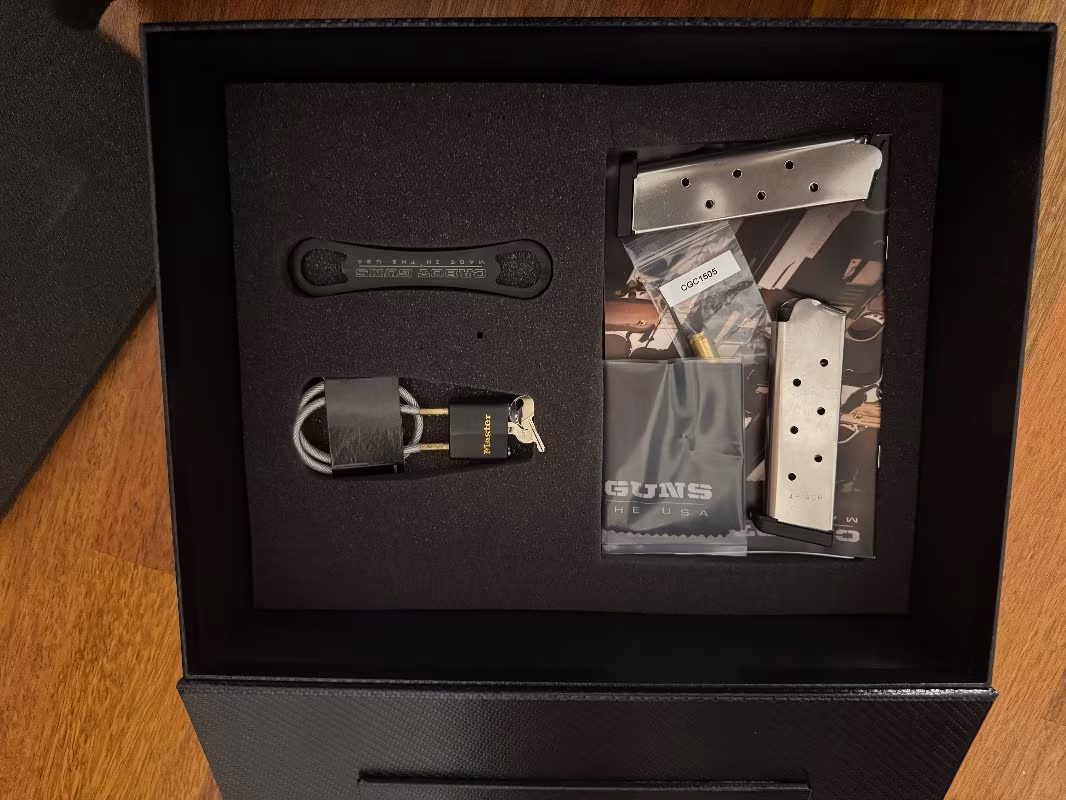 Cabot Ultimate Bedside Damascus 1911