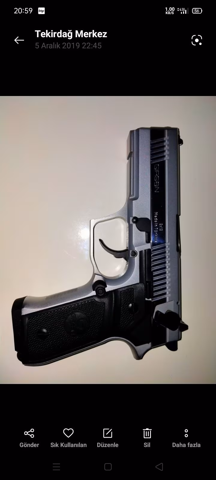 Sifir ayarinda Girsan Mc 17