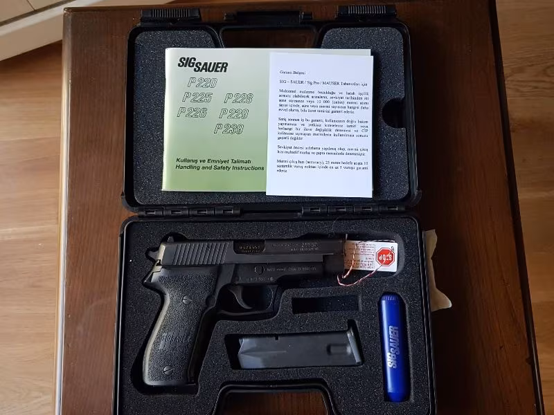 29 TL P226 SIG SAUER GARANTI BELGELI MEMURDAN DEVIR
