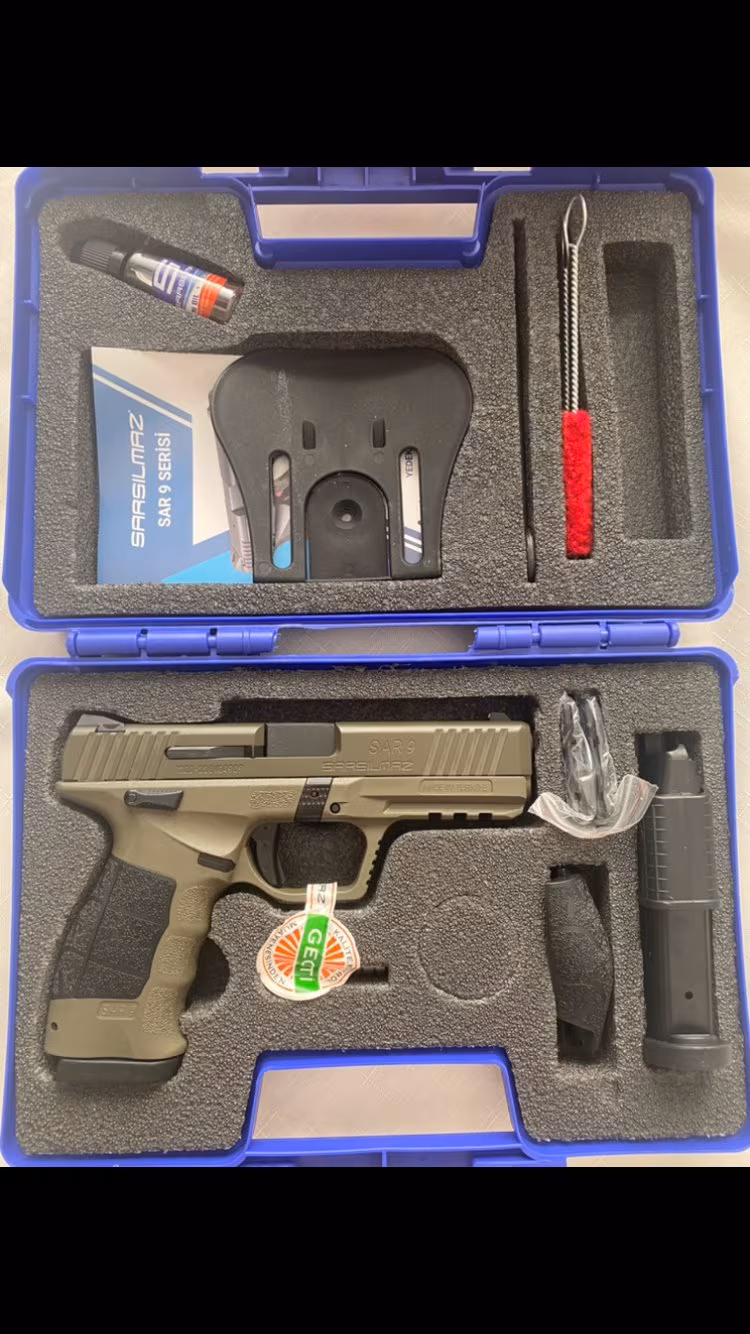 Sarsılmaz sar 9 mete yeşil