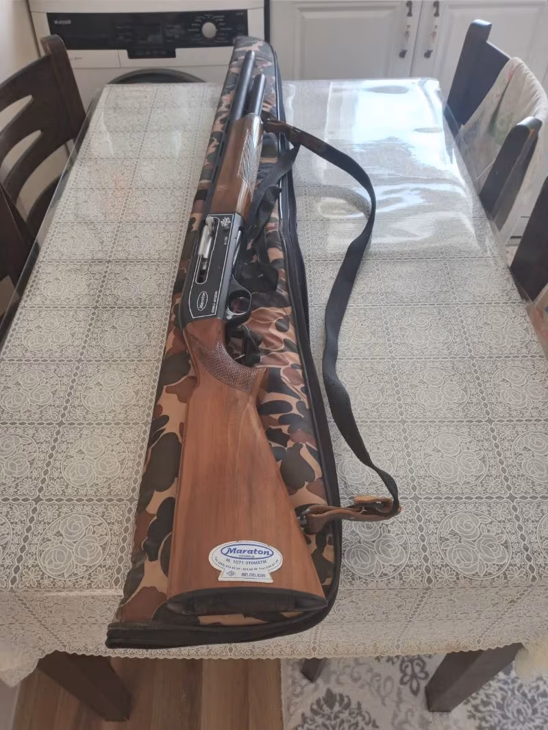 Emekli polisten temiz Maraton tüfek