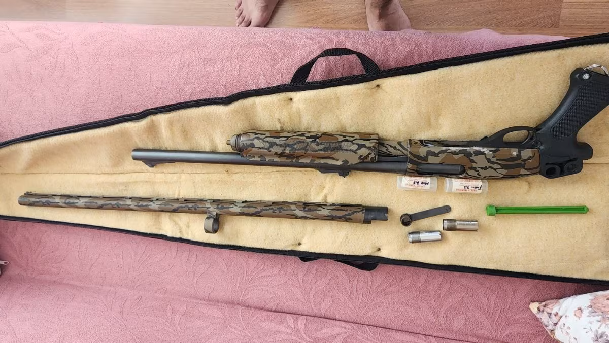 Remington 870 magnum özenle kullanılmış