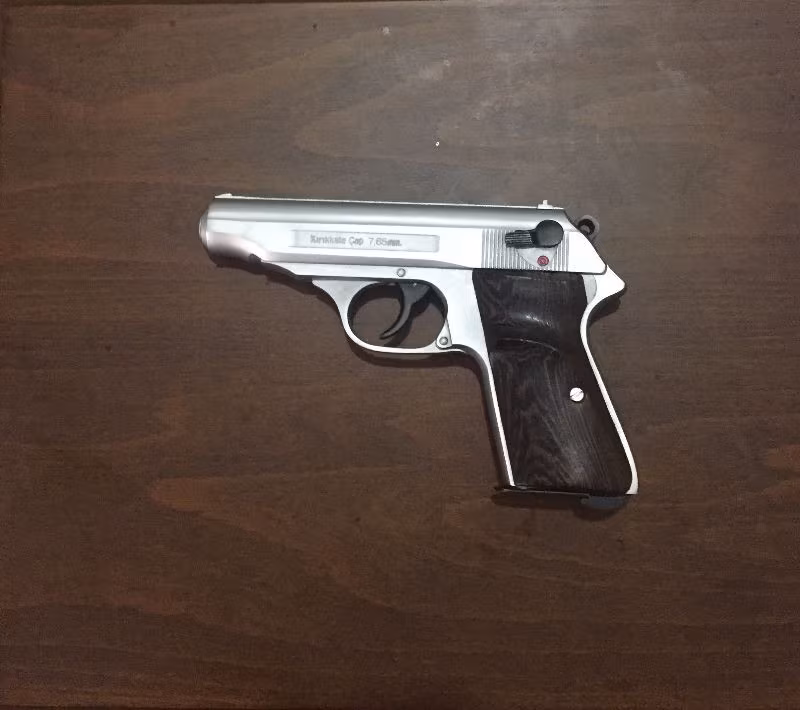 ORJİNAL,KUSURSUZ,MKE 7.65 KIRIKKALE BEYAZ MAT KROM