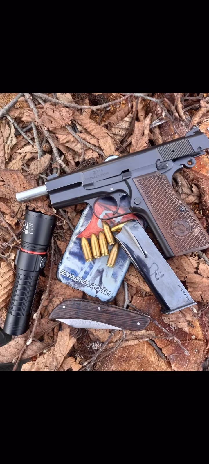 Az kullanılmış zig 14 siyah krom