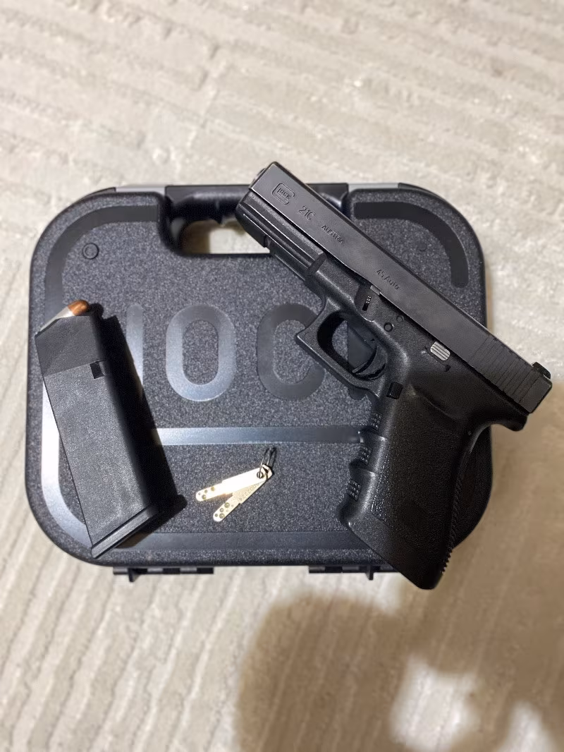 Glock 21c 45 auto kutulu ruhsatlı