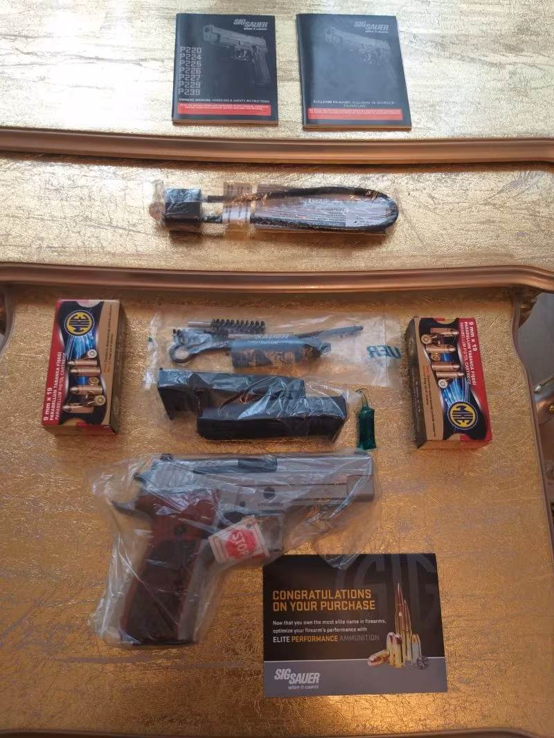 Sig Sauer P226 Elite Stainless-Hiç Kullanılmamış