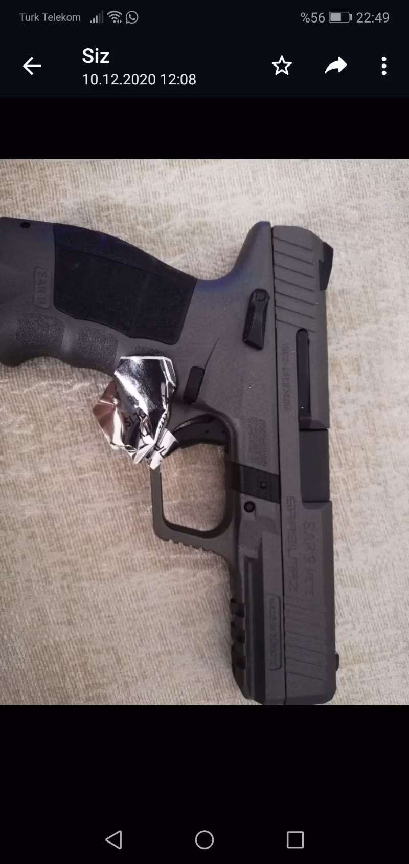 Memurdan sıfır atış yapılmamış silah