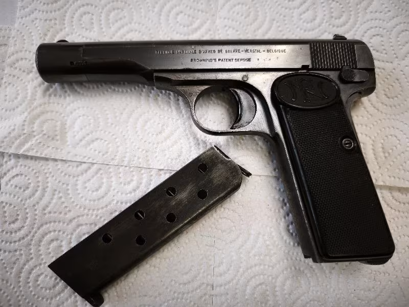 Belçika Browning 7.65 uzun yüzüklü