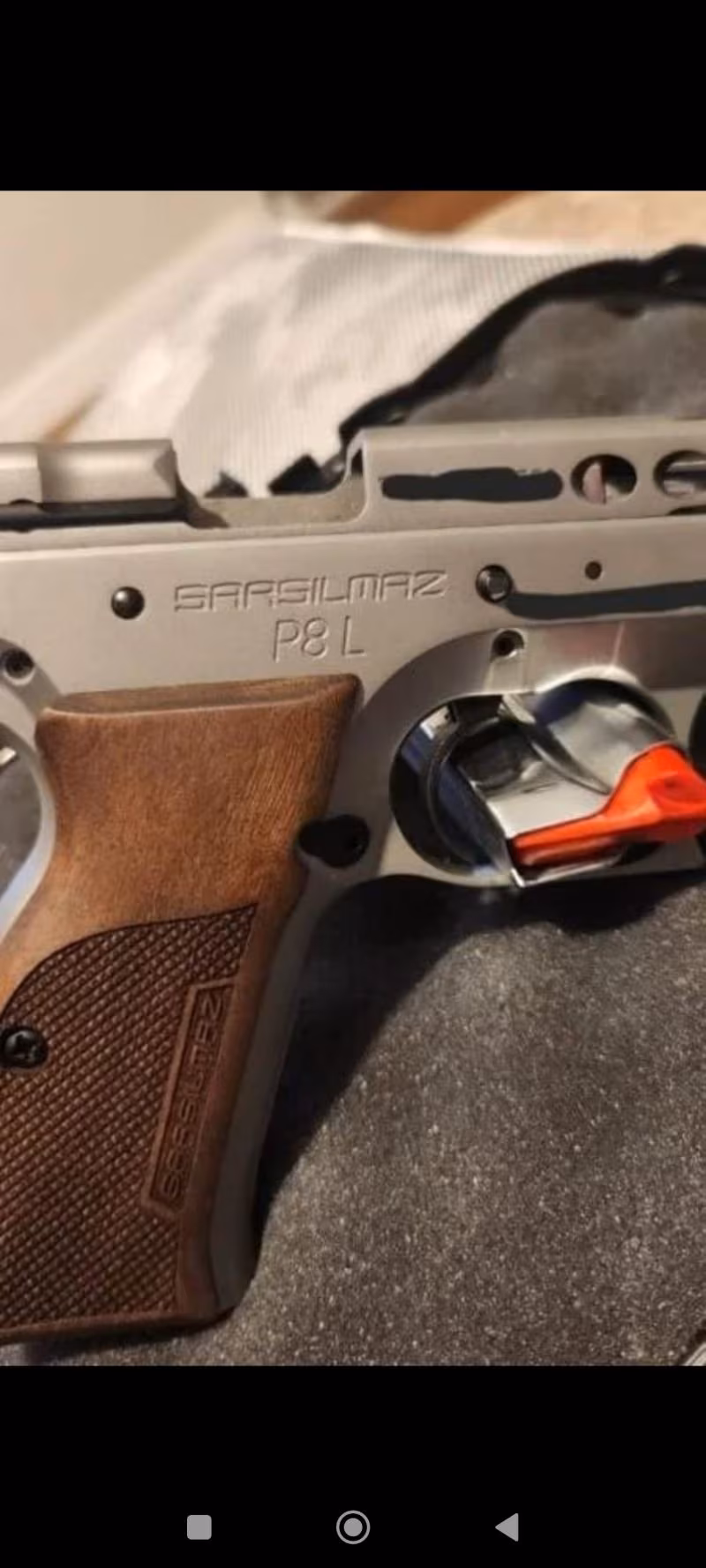 Sarsılmaz P8 L sıfır hiç kullanılmamış.