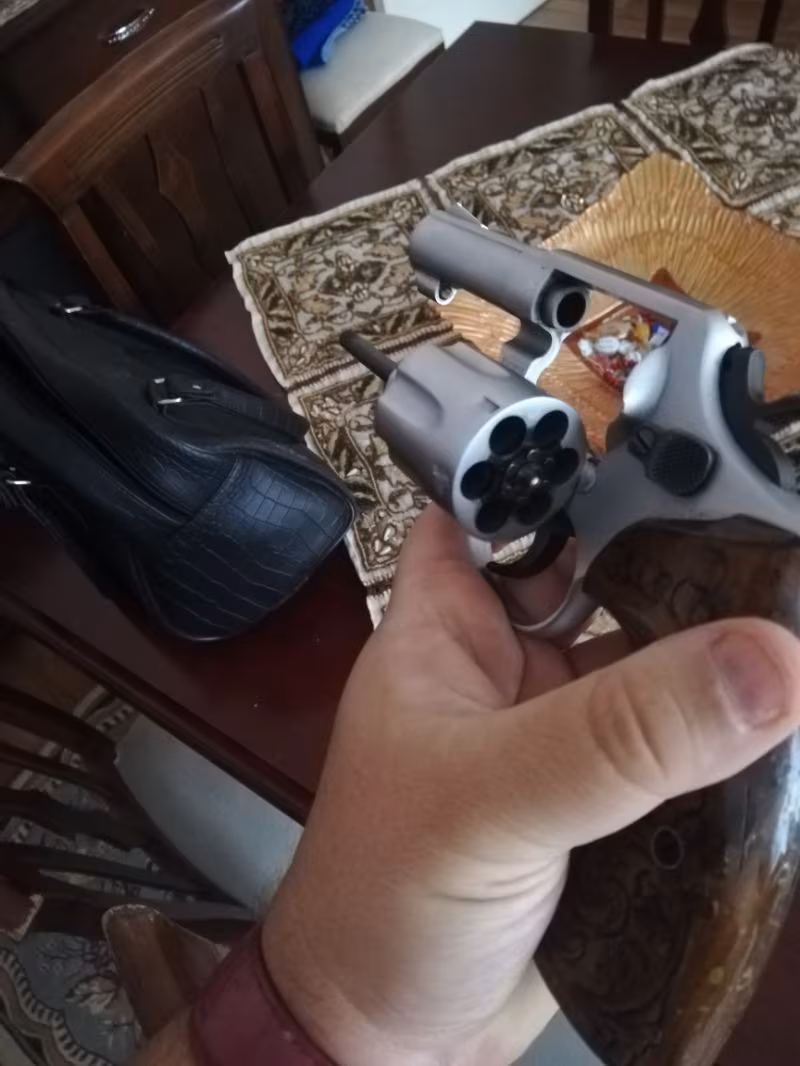 38 lik Smith wesson ABD yapımı toplu tabanca