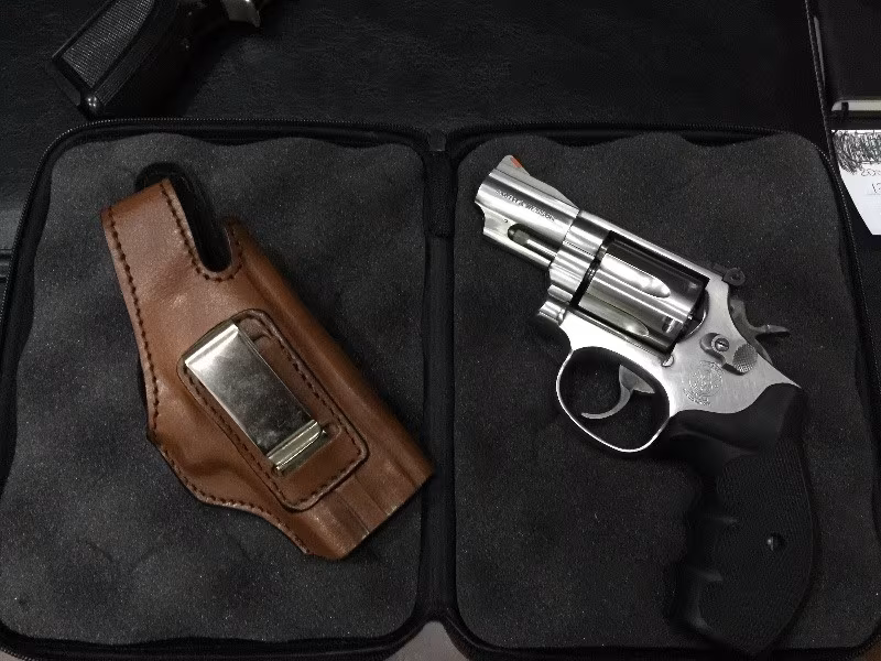 SMITH & WESSON 357 MAGNUM 6 PATLAR ORJİNAL KROM KASA SİLAHI