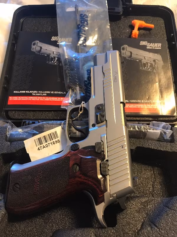 Sıfır Kutusunda Sig Sauer p226 Elite Stainless
