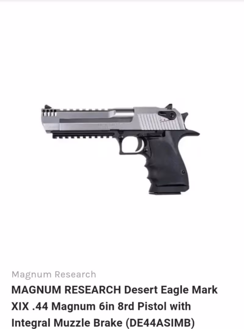 Magnum Recearch Desert Eagle 44 mag.