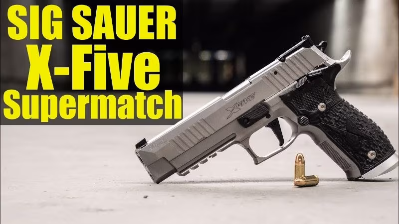 SIG SAUER X FIVE SUPERMATCH 9MM