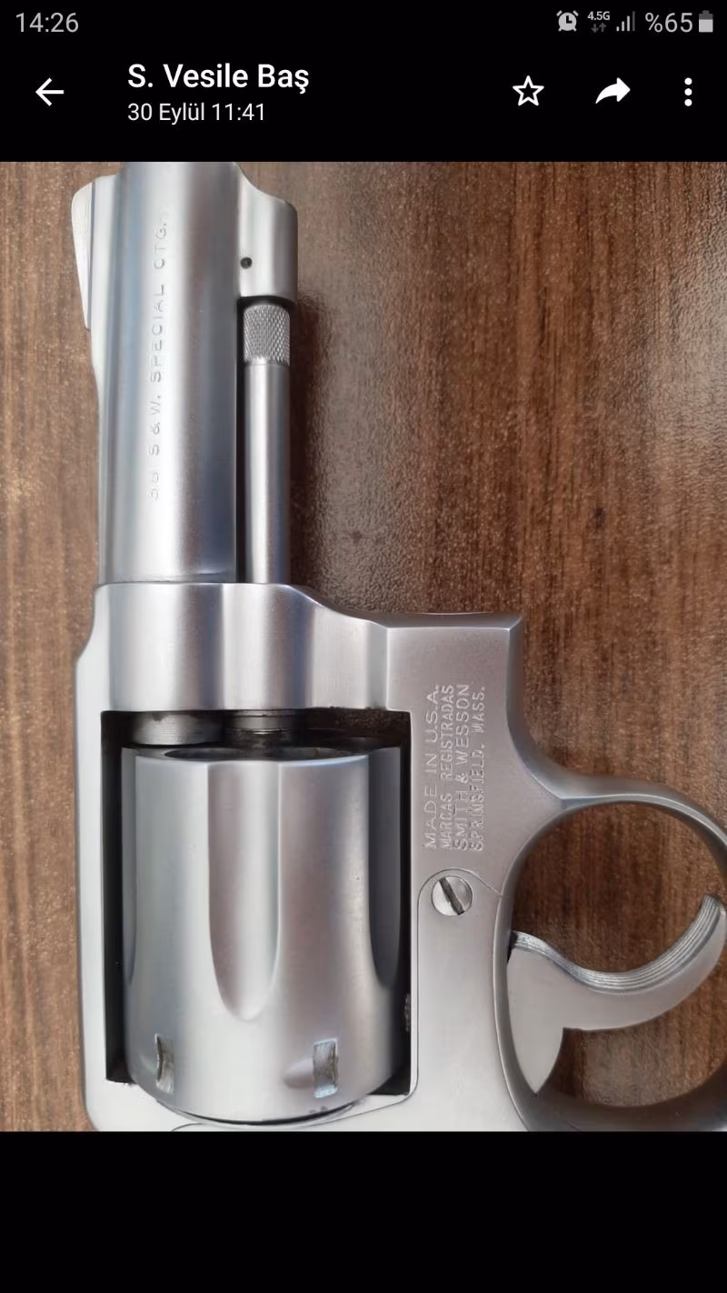 HASTASINA TOPLU SMITH WESSON 38 Cal SPECIAL