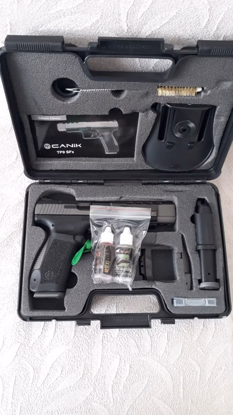 Emekli kamu görevlisinden Canik tp9 sfx tungsten satılık silah