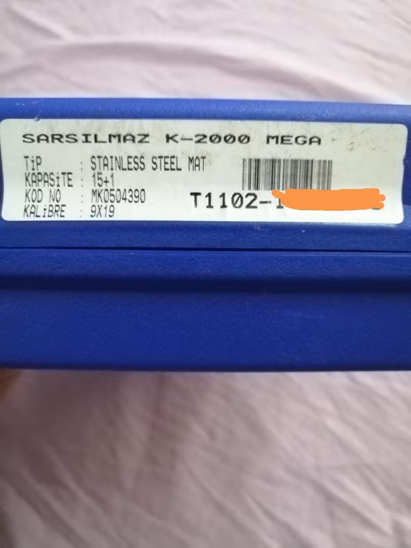 Sarsılmaz kılınç 2000 mega