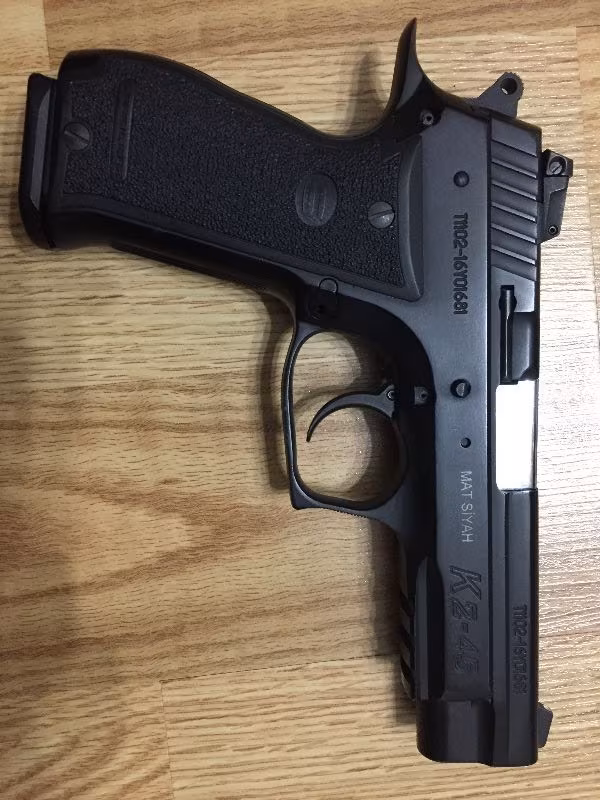 SARSILMAZ K2-45 MAT SİYAH RENK ÇOK TEMİZ SİLAH