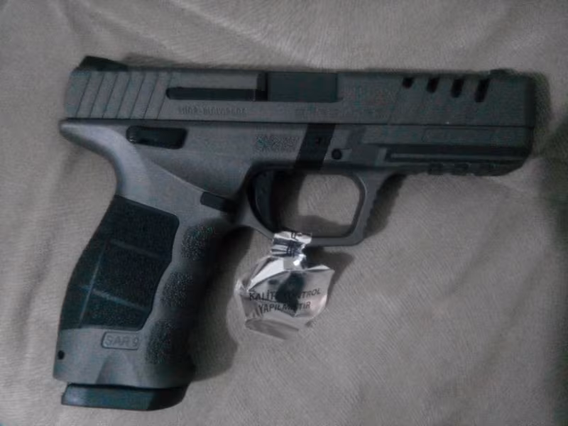 Memurdan tertemiz sıfır tabanca (M.K.E"den yeni Ruhsatlı)-Sarsılmaz (Sar-9-Mete X Platinum)