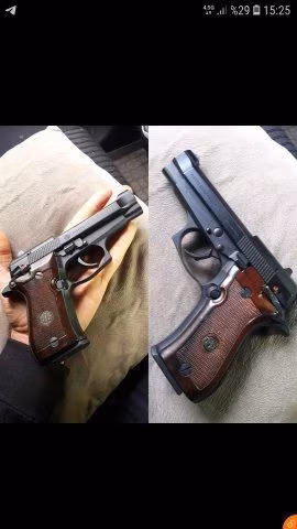 Beretta f81 7.65 çift sıra şarjör sıfır ayarında