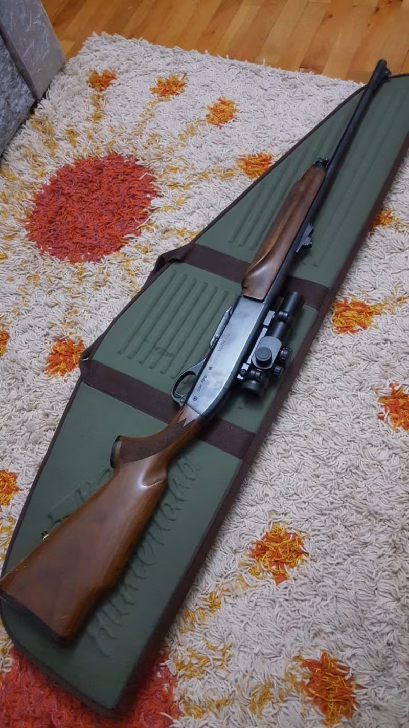 Temiz remington 7400 yarı otamatik yivli