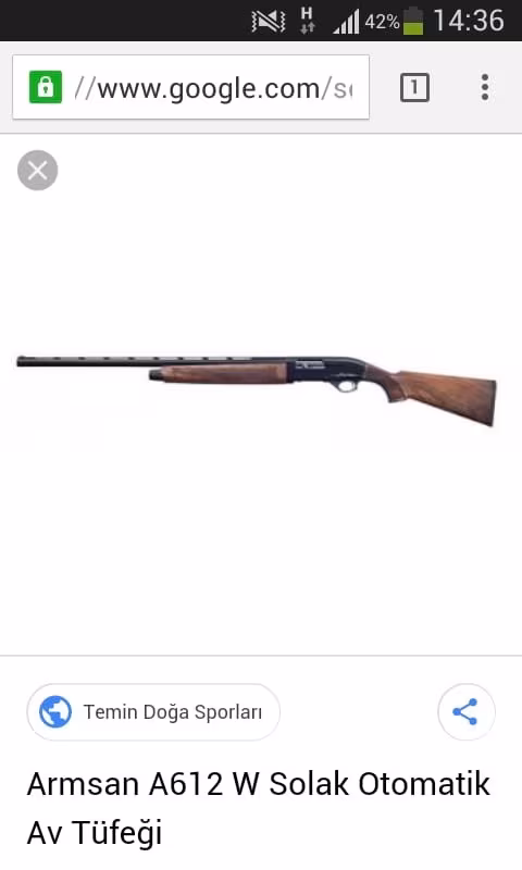 Satılık av tüfeği