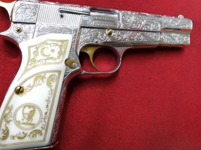 Memurdan taşıma ruhsatlı 14 lü Browning