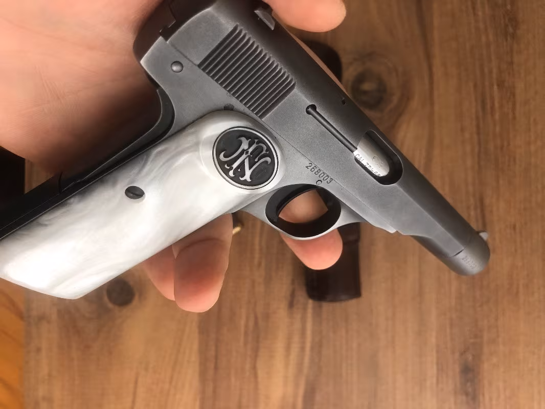 Uzun Belçika Browning 7,65