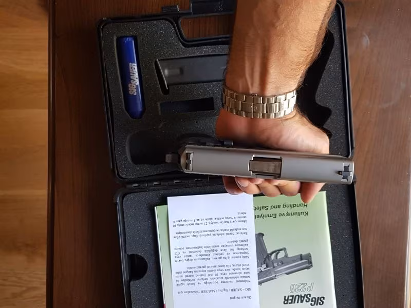 3.500 $ P229 SIG SAUER GARANTI BELGELI MEMURDAN DEVIR