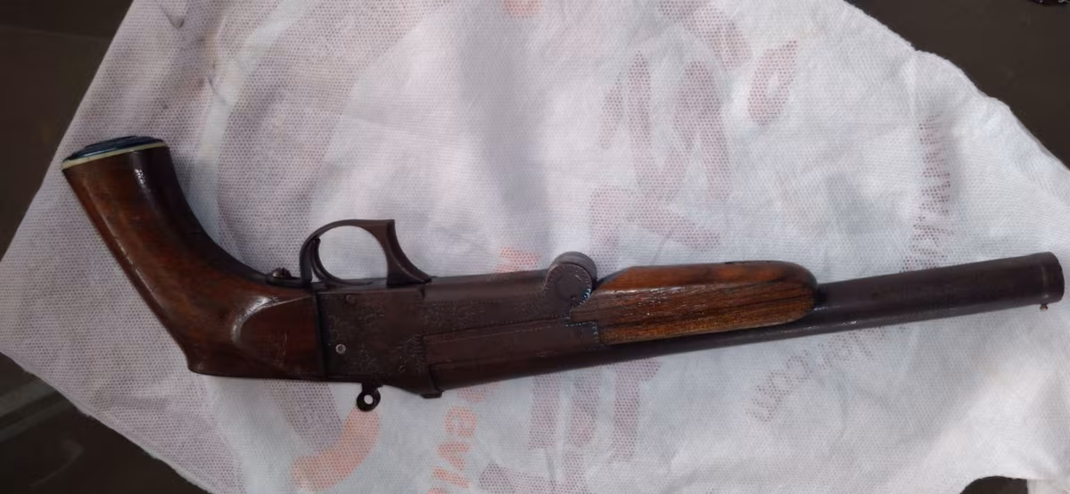 1900 model tek kırma tüfek sağlam çalışır durumda