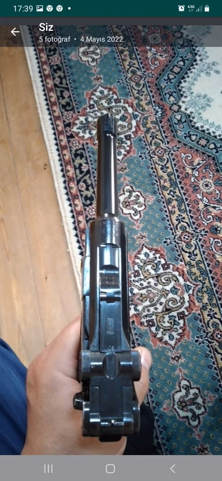 Boyası dahil tamamen orjinal tc mauser  makaralı parebellüm