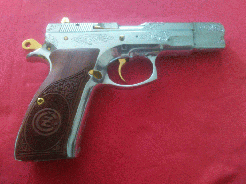 İŞLEMELİ  KROM KAPLAMALI CZ 75B