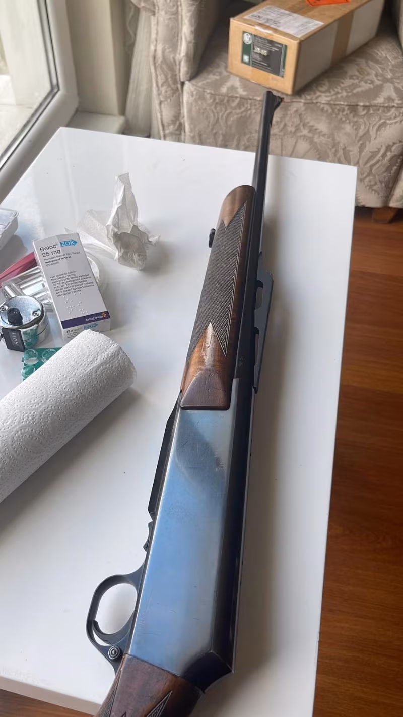 Çok temiz 30.06 Browning yivli tüfek