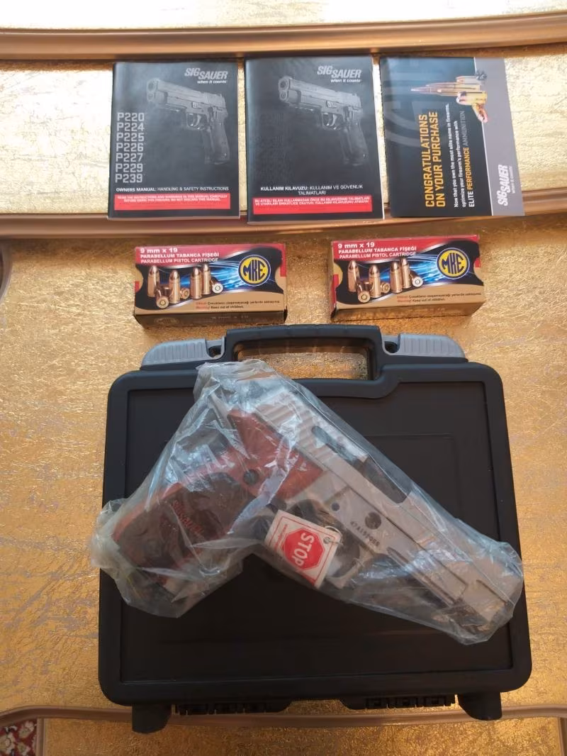 Sig Sauer P226 Elite Stainless-Hiç Kullanılmamış