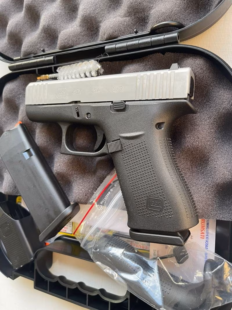 Glock 43x Silver