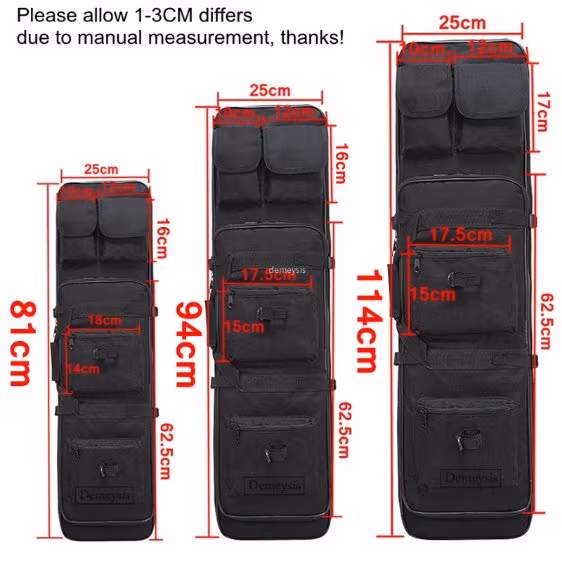 Taktikal miltec tüfek taşıma çantası