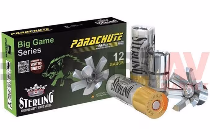 Satılık av fişeği STERLİNG PARACHUTE ÇELİK FİŞEK