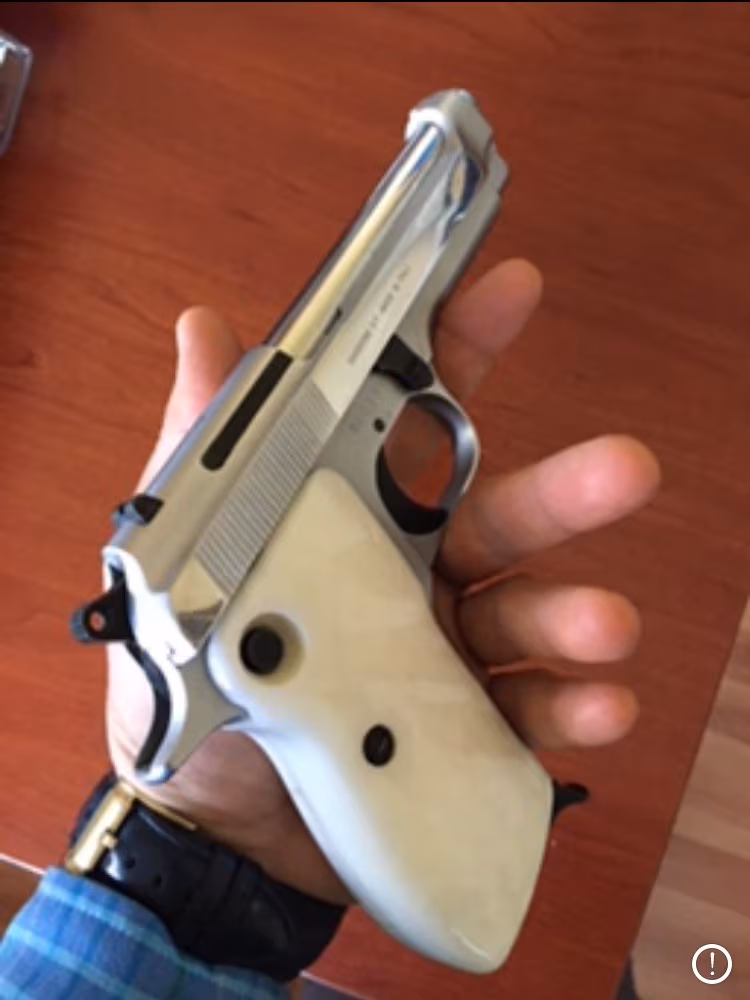 Beretta 9 mm 8+1 krom