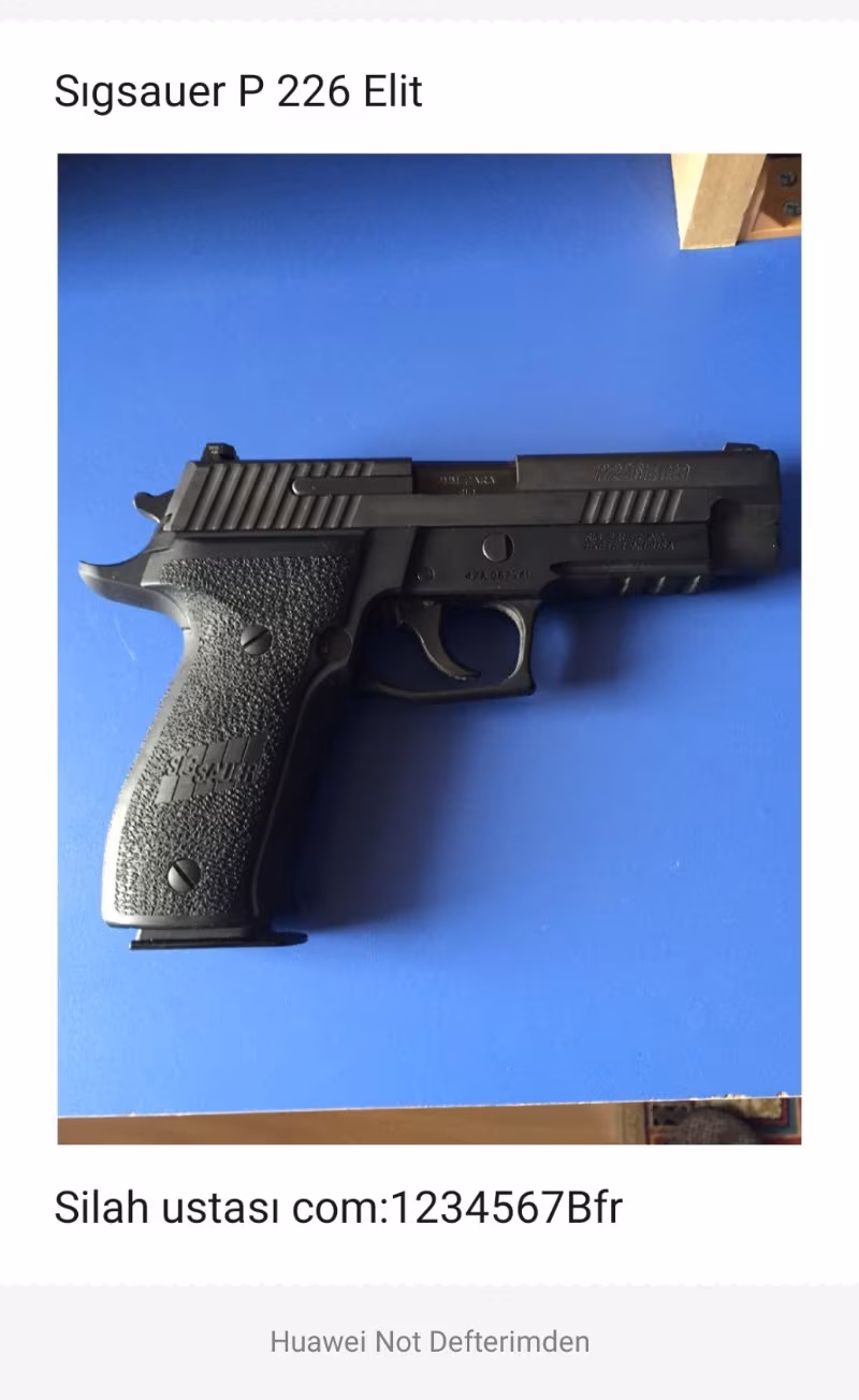 SIG SAUER P226 ELİTE SIFIR KUTUSUNDA