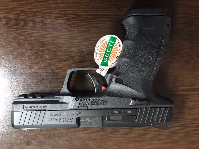 SIFIR KUTUSUNDA SARSILMAZ SAR 9 METE SİYAH 17+1